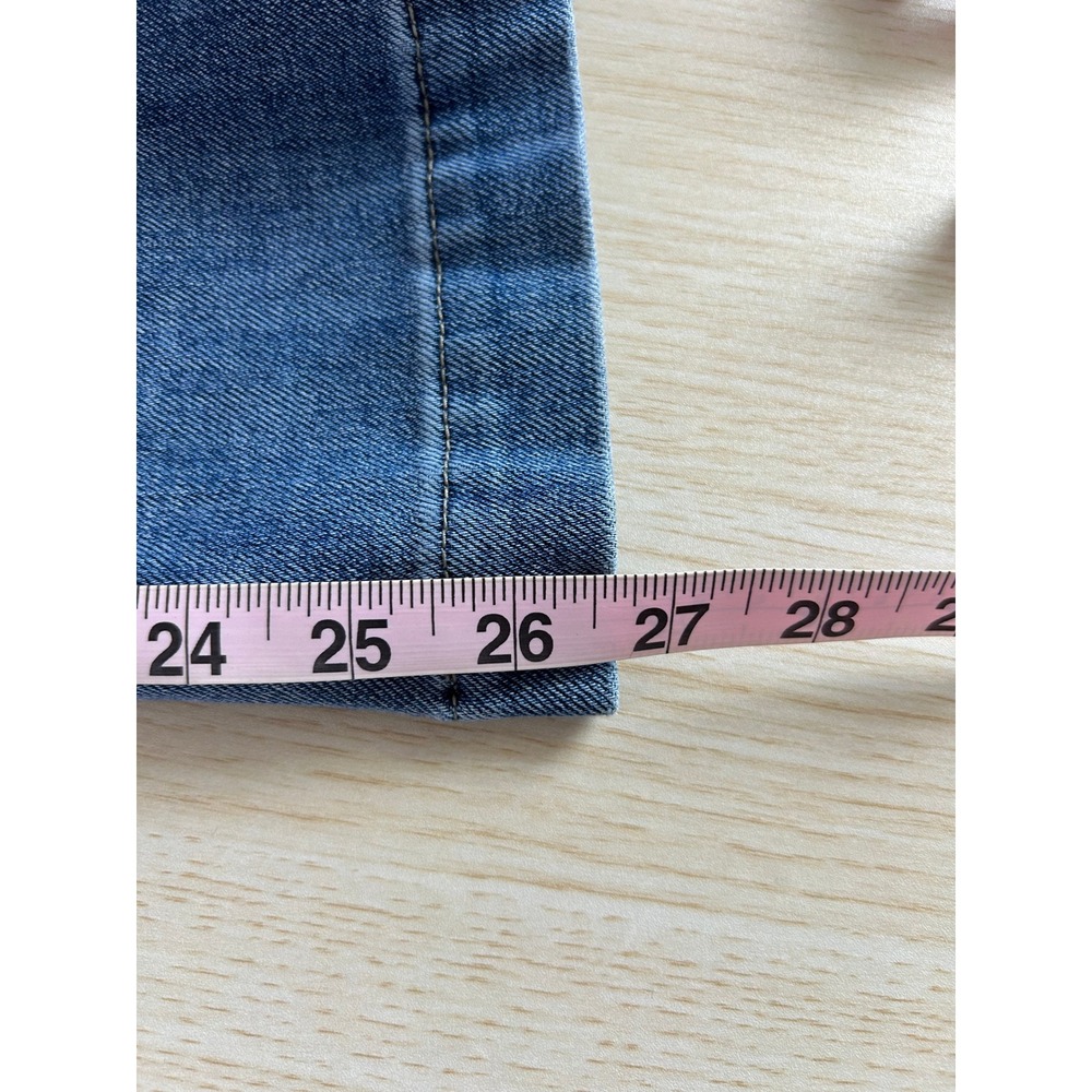 KUT from the Kloth Meg Jeans Wide Leg Size 14P Blue High Rise Stretch Denim blue - Picture 5 of 10